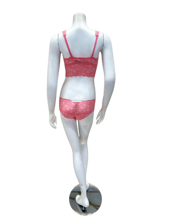 Cosabella NEVER1386+07ZL Venetian Dusk Lace Bralette & Short Set myselflingerie.com